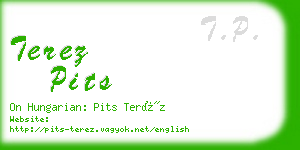 terez pits business card